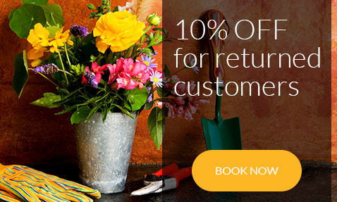  London returned customers gardening service offer