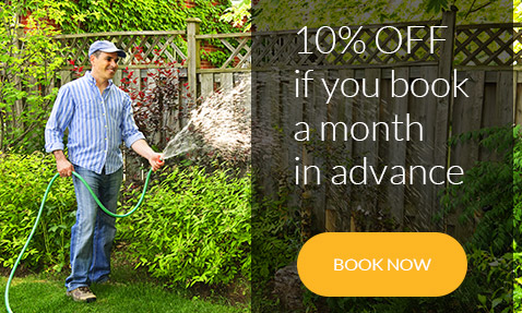  London customers gardening service offer book a month in advance